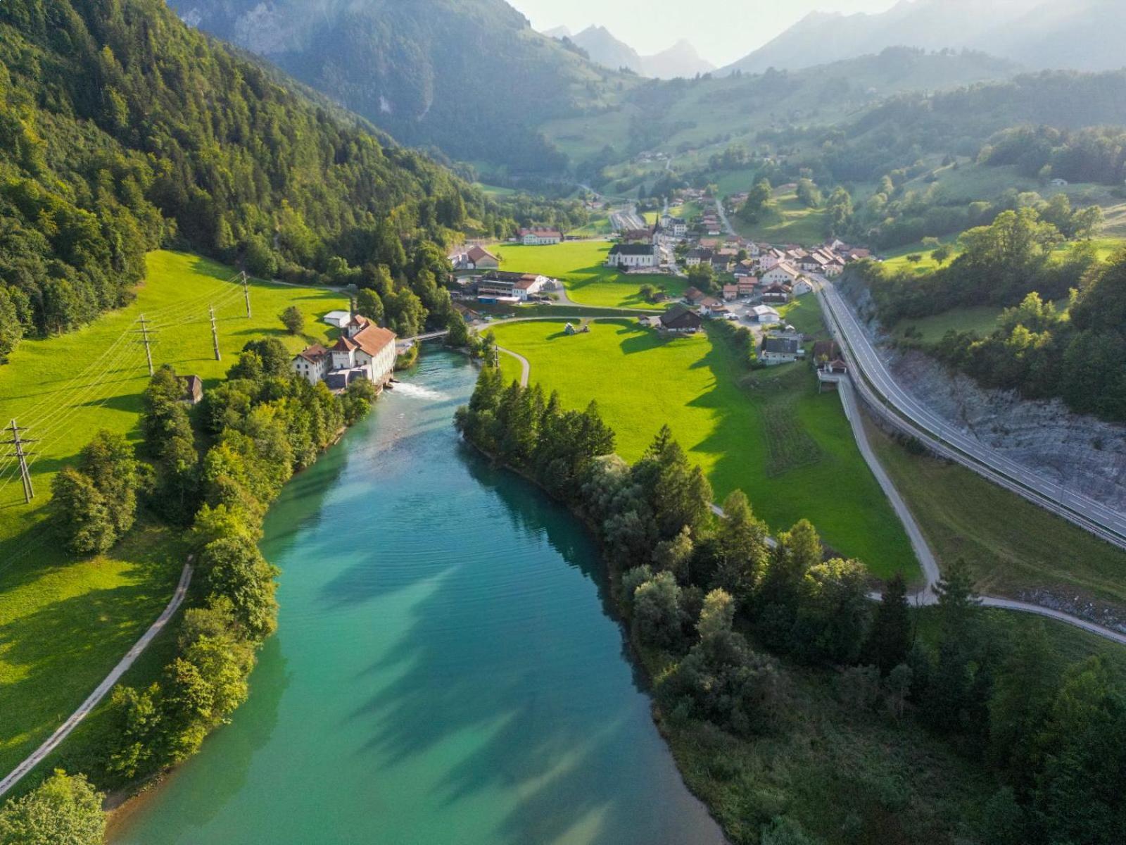 Auberge De L'Ange Albeuve Esterno foto