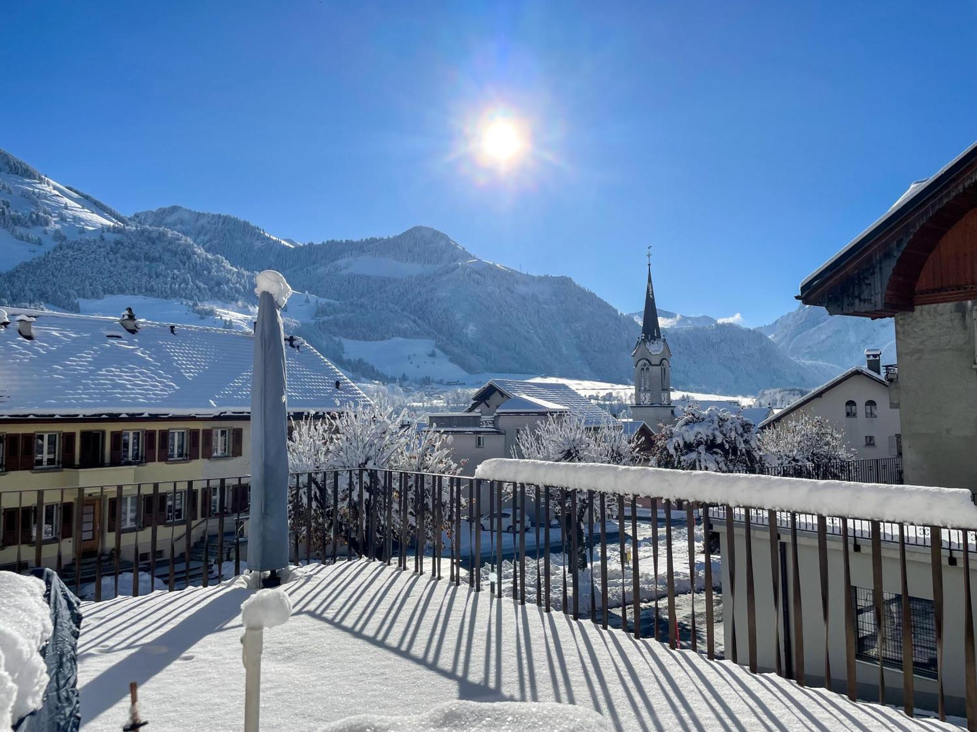 Auberge De L'Ange Albeuve Esterno foto