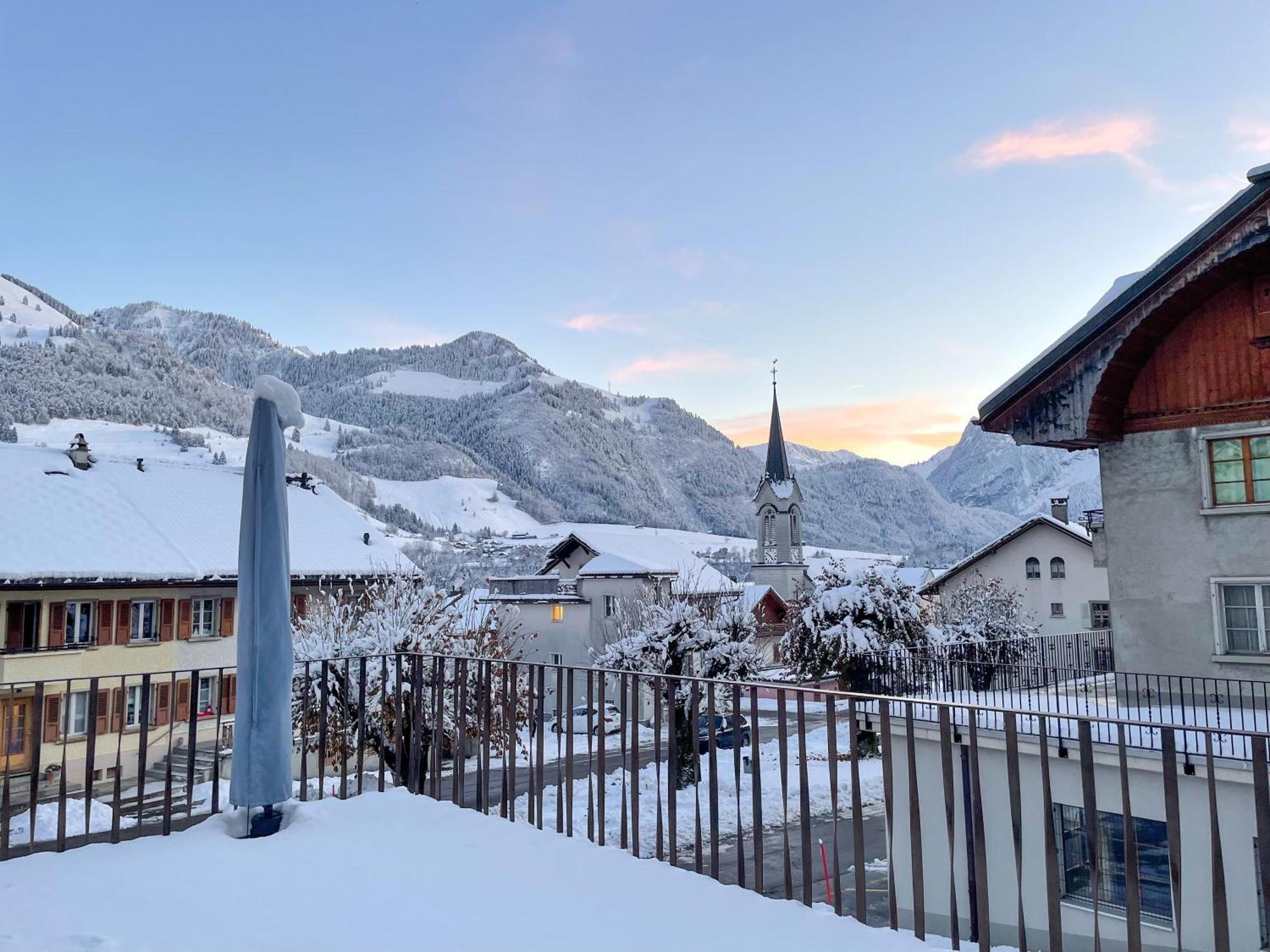 Auberge De L'Ange Albeuve Esterno foto