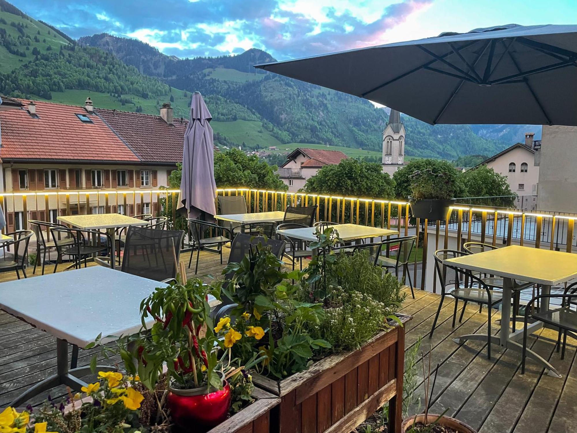 Auberge De L'Ange Albeuve Esterno foto